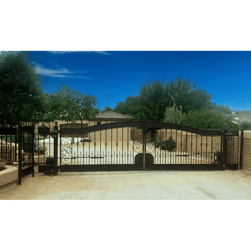 Amazing Gates Hyde Park Style Driveway Swing Gate