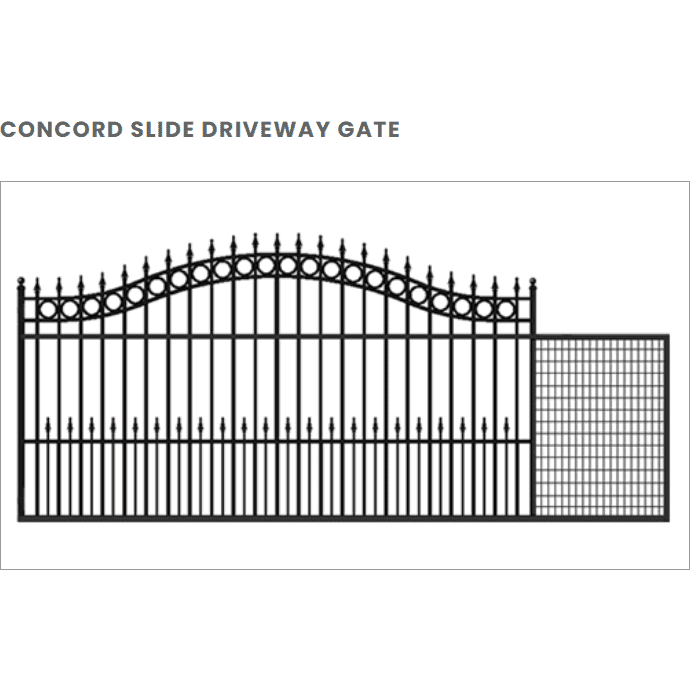 Amazing Gates Concord Slide Driveway Gate