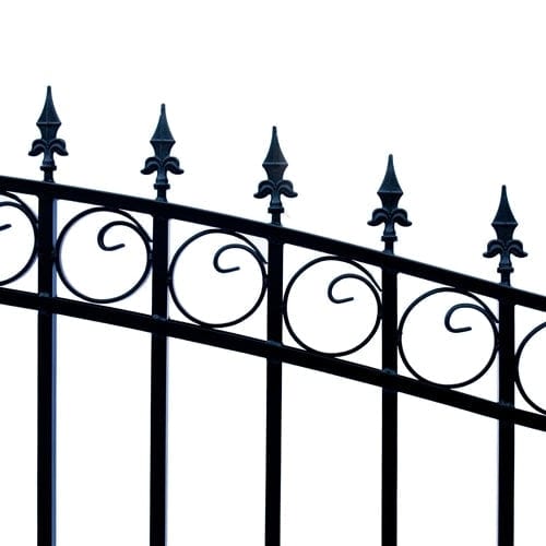 Aleko Steel Dual Swing Driveway Gate London Style 12 x 6 ft - DG12LOND-AP