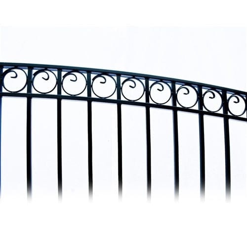 Aleko Steel Dual Swing Driveway Gate Paris Style 16 x 6 ft - DG16PARD-AP