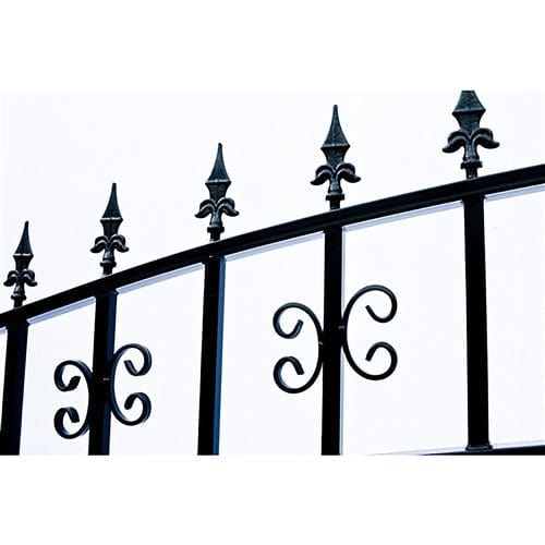 Aleko Steel Dual Swing Driveway Gate Venice Style 16 x 6 ft - DG16VEND-AP