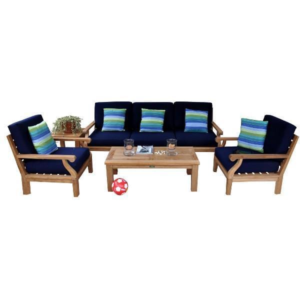 Riviera Luxe 7-Pieces Modular Set With Rectangular Table B