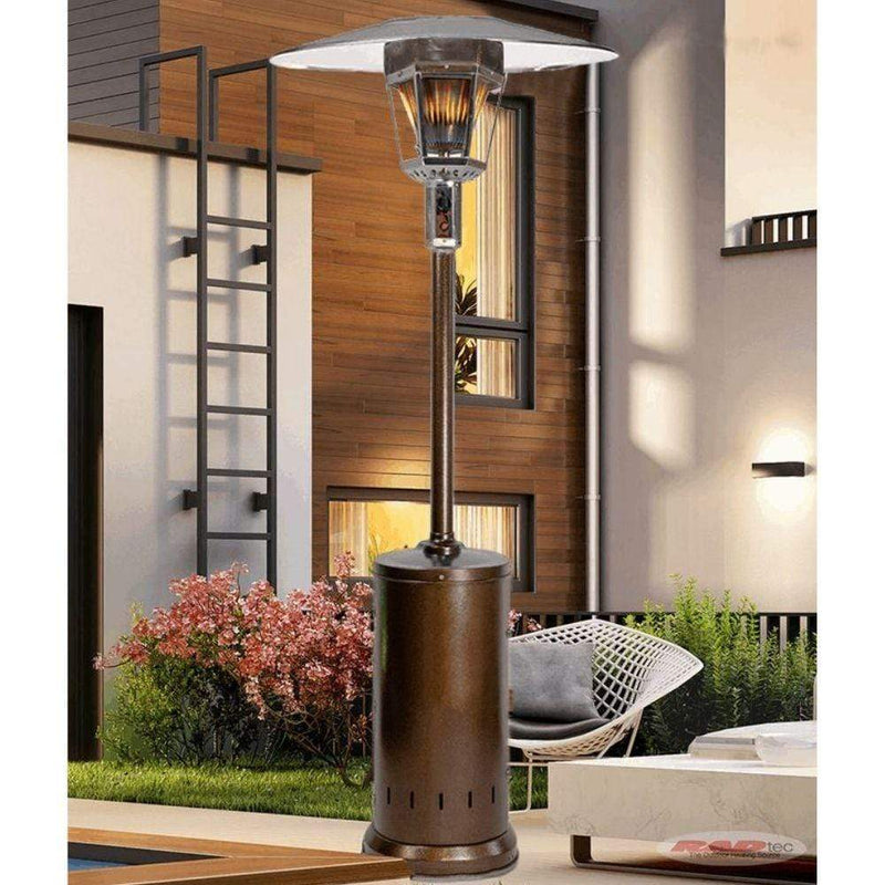 RADtec Real Flame 96-Inch Tall Antique Bronze Propane Patio Heater (RF2-MT-ANT-BRZ)