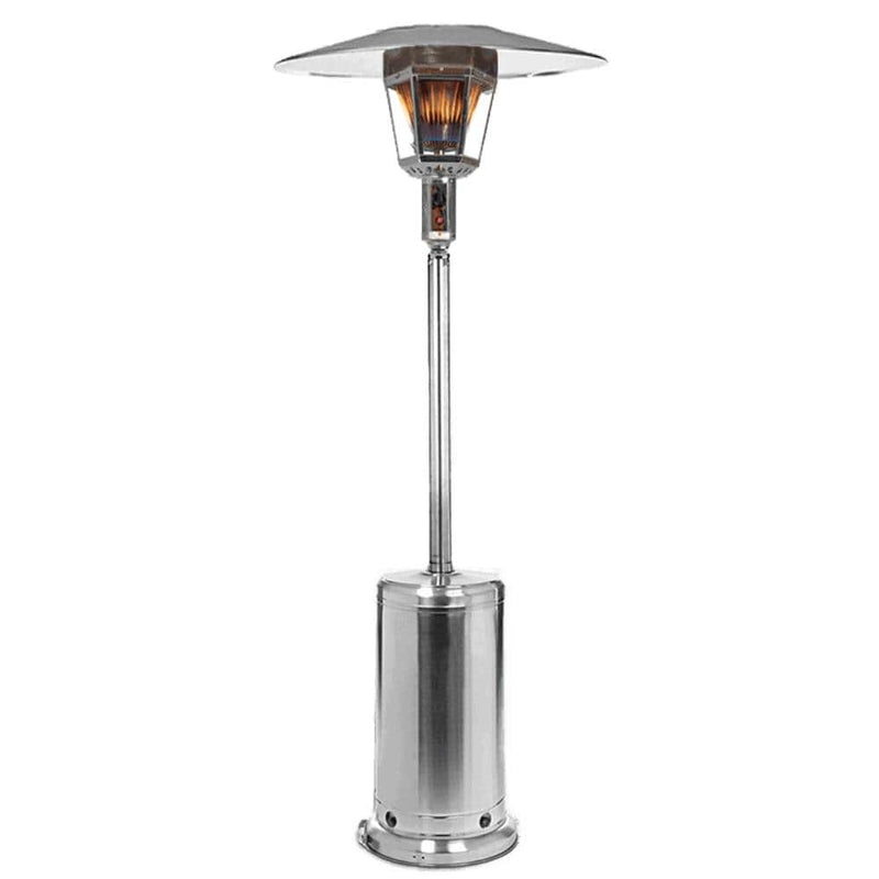 RADtec Real Flame 96-Inch Tall Stainless Steel Natural Gas Patio Heater (96-NTR-GAS-SS)