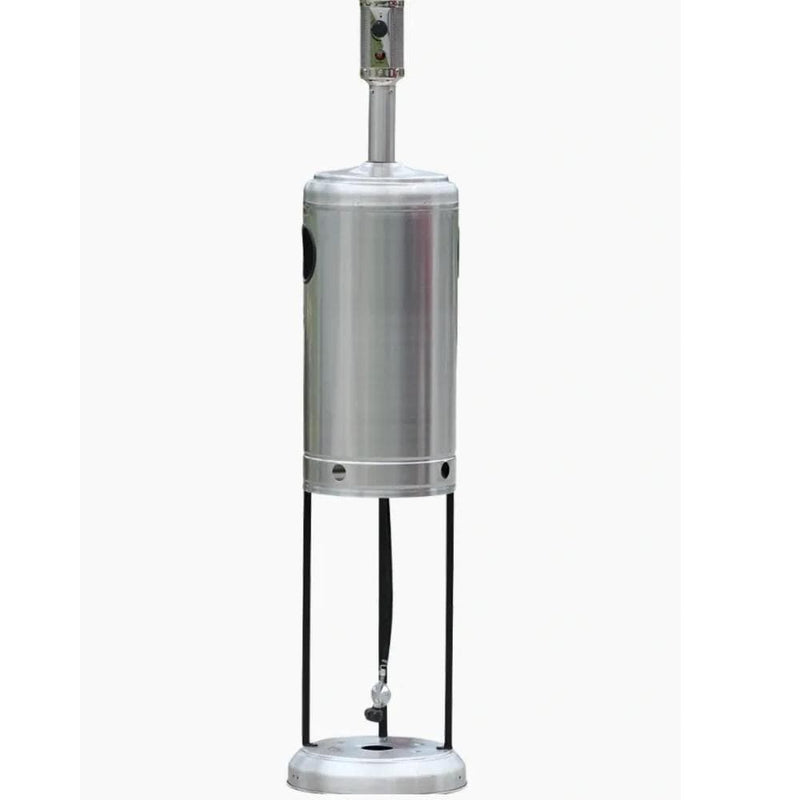 RADtec Real Flame 96-Inch Tall Stainless Steel Natural Gas Patio Heater (96-NTR-GAS-SS)