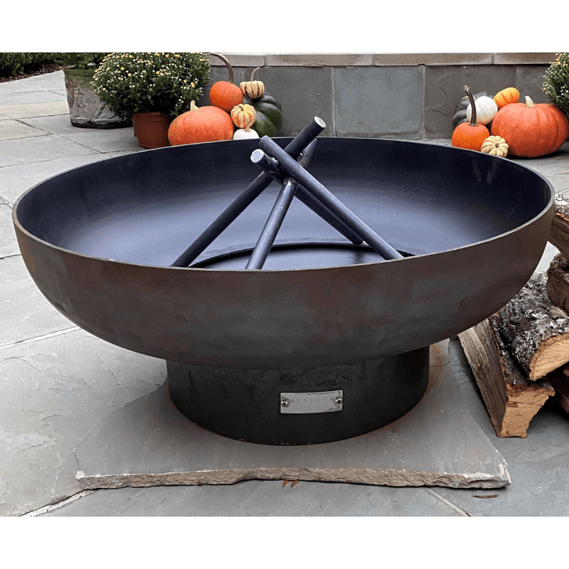 Seasons Fire Pits Elliptical Round Steel Fire Pit - 30CEllip